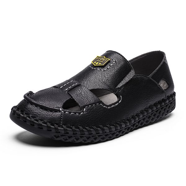 

beach sandals outdoor men sandals fashion comfortable men summer, Black