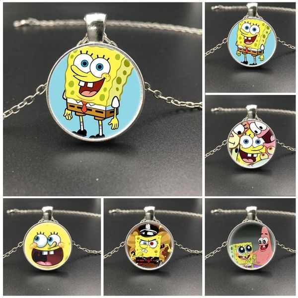 

eupnhy 1pcs lovely long chain necklace cute sweater time gem necklace pendant for women children girls, Silver