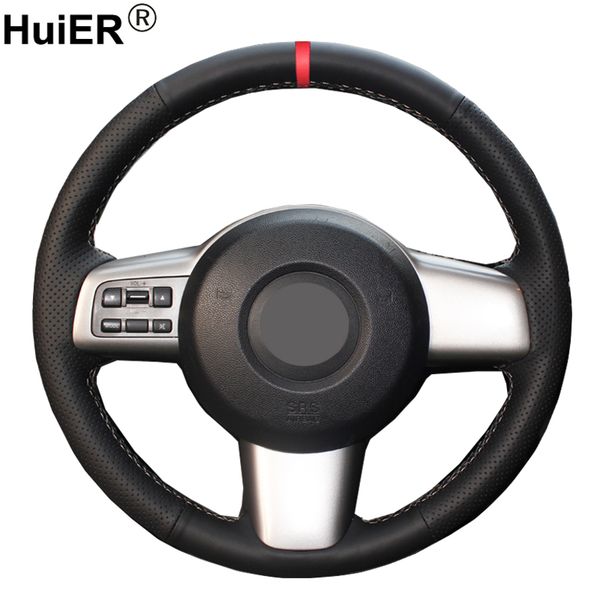 

hand sewing car steering wheel cover wrap for 2 2008 2009 2010 2011 2012 2013 2014 for 2 braid on the steering wheel