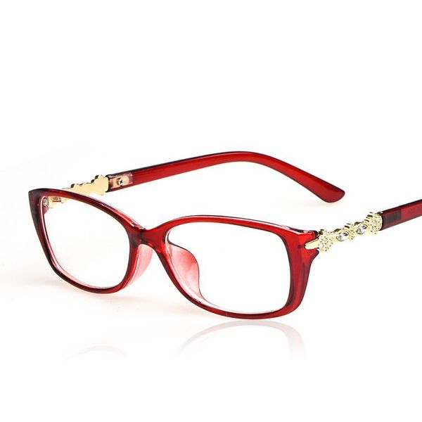 

elegant optical frame glasses women oculos de grau lunette de vue, Silver