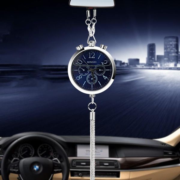 

1pc car accessories diffuser clock shape non-toxic fragrance hanging pendant air freshener decoration perfume for indoor vehicle
