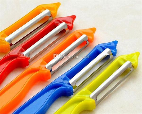 

new fruit & vegetable tools candy color stainless steel peeler potato apple peeler
