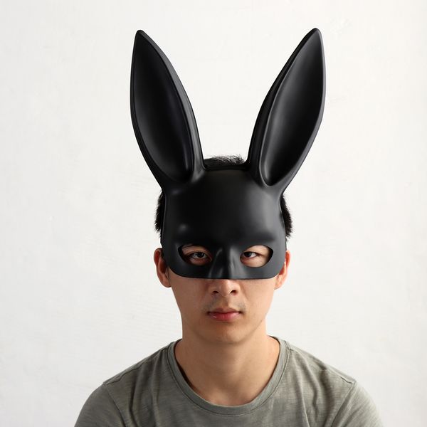 

черный белый unisex уши маскарад для halloween party cosplay костюм маска prop оголовье аксессуары для волос бесплатная доставка