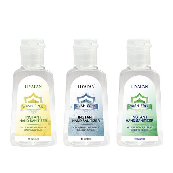 

wholesales 30ml 50ml portable hand sanitiser gel disposable hand sanitizer portable disinfection spray liquid hand soap - dhl