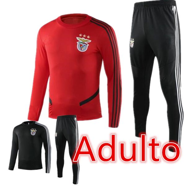 

Benfica Adulto real madrid 2019 2020 mens trainer soccer tracksuit kit Survêtement de football training suit jogging chandal futb