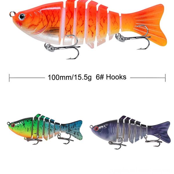 

jurtx fishing luya hard bait 10cm built-in bionic ball long bait steel sfake bait