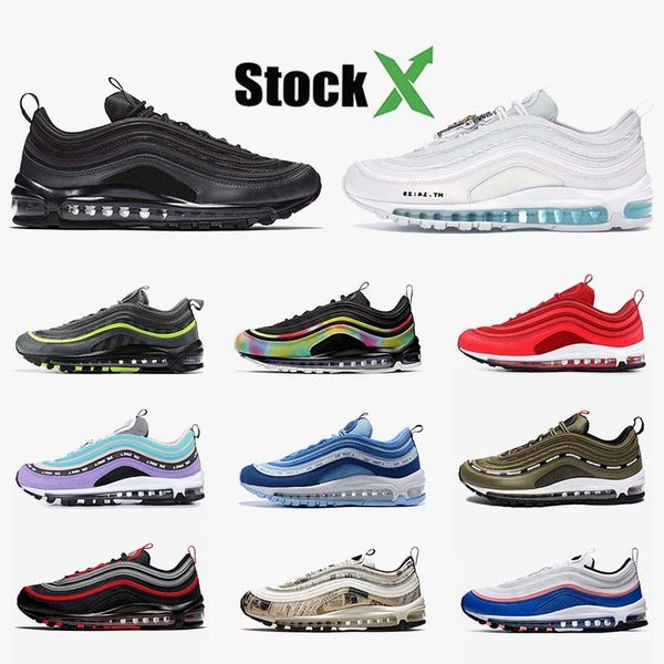

og 97s runners womens men running shoes brand cushions silver mschf x inri jesus undefeated star classic trainers sneakers