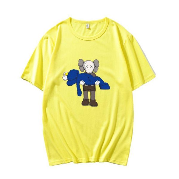 

designer brand men cotton sesame street elmo t shirts men round neck white black yellow short sleeve t shirts size customized t shirts s-3xl