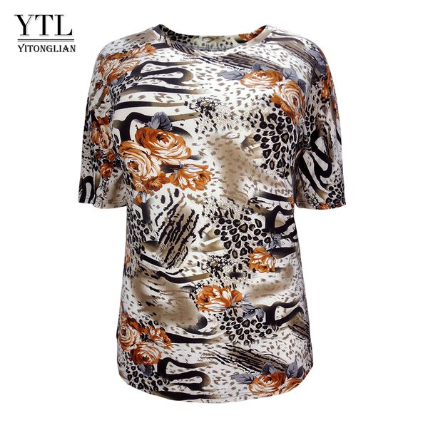 Blusa señora tamaño 56 58 60 62 sobre tamaño talla extragrande túnica blusas t shirt 72