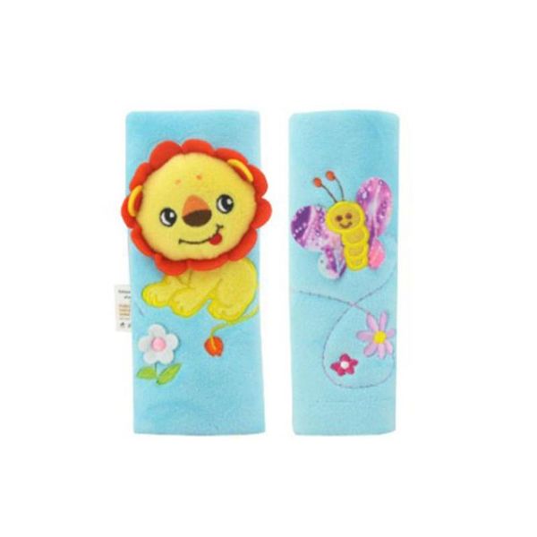 

new 1pc cartoon baby safety belt stroller sleeve baby car seat protective safety belt shoulder sleeve anti friction children pad