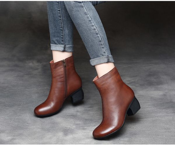 

0809 cqc44 womens winter suede leather boots snowball flat half boot ladies black warm knee boots designer botas, Red;white