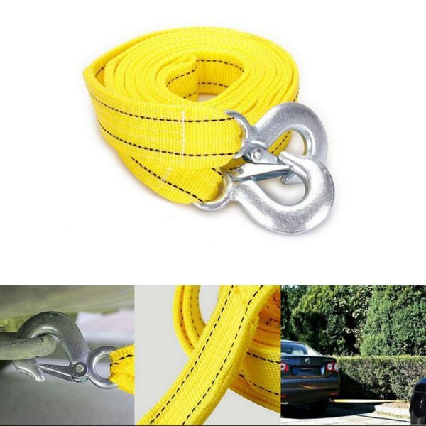 5 TONNE 5M Tow Towing Pull Rope Strap Rope Belt Heavy Duty Car Van Road Recovery