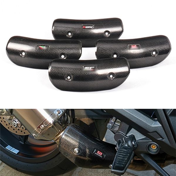 

z76 akrapovic motorcycle 38-61mm exhaust pipe middle pipe protection cover for yzf r25 duke moto msx 125 r1100rt k75 accessories