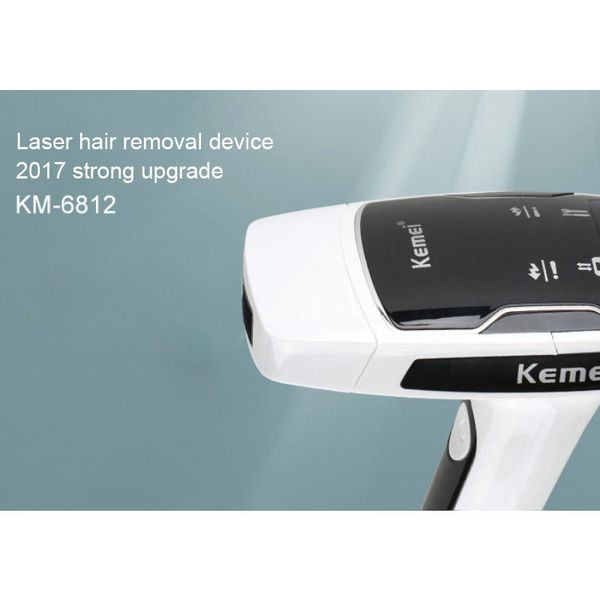 

2020 kemei pn painless laser epilator depilatory shaver razor device face skin care tools for female facial hair removal km-6812