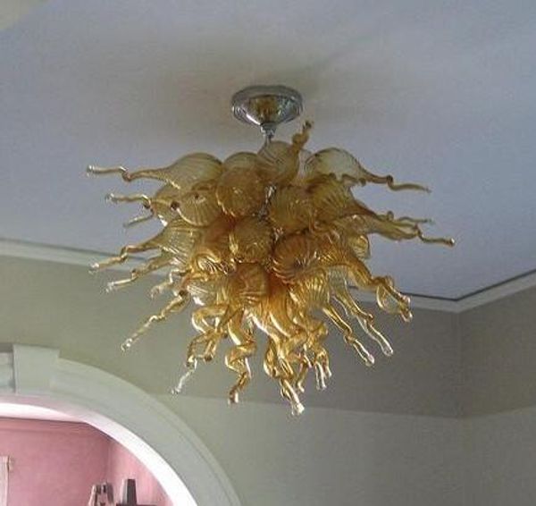 Lâmpadas feitas em China Antique Murano Chandeliers Fancy Quarto Mobiliário LED arte decoração iluminação teto