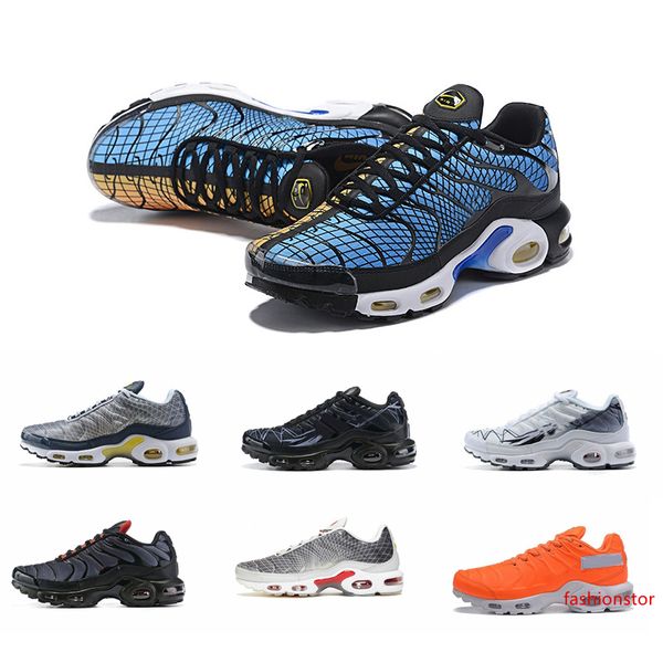 

2019 tn plus se greedy running shoes mens trainers mercuial chaussures tns orange blue black breathable sneakers zapatillas de sports 40-46
