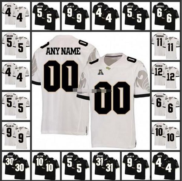 

custom ncaa ucf knights college football jersey blake bortles brandon marshall mike hughes michael torres shaquem griffin ucf knights jersey, Black