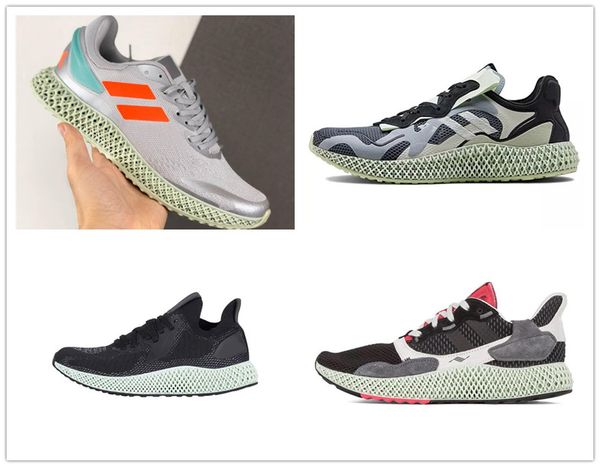 

2020 тройной черный углеродный ясень зеленый мужской zx 4000 futurecraft 4d беговые туфли тренажеры для мужчин zx4000 углеродный мужской спо