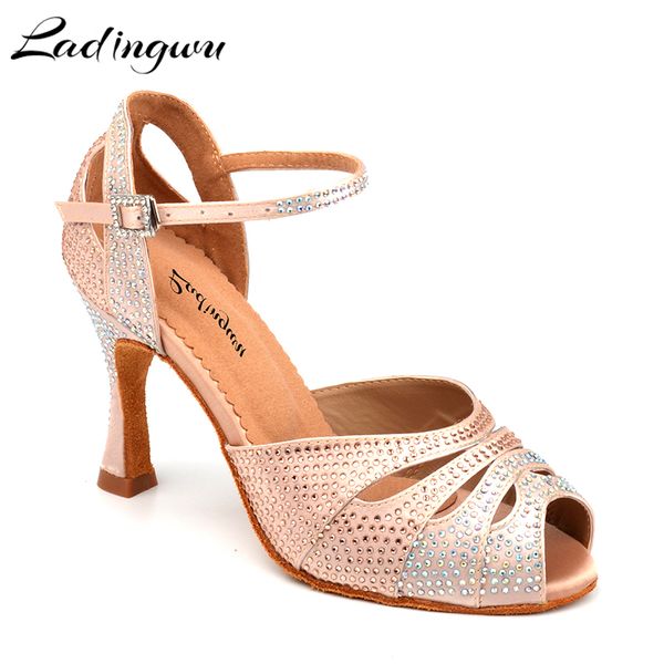

ladingwu dance shoes women latin shoes professional ballroom dancing for women zapatos de baile latino mujer performance
