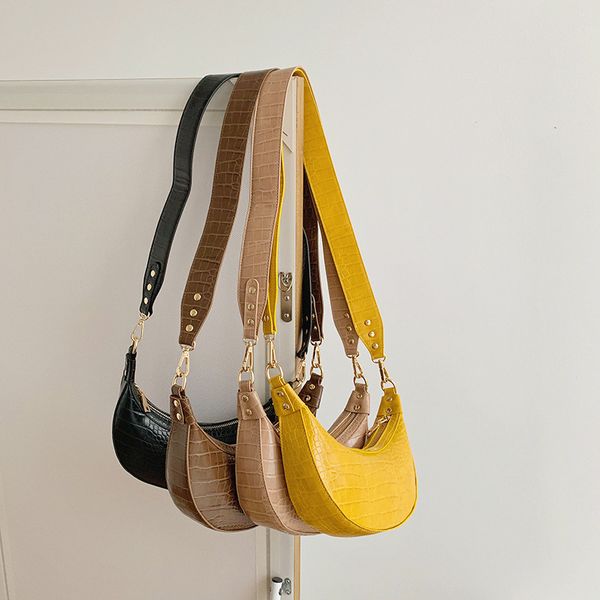 

alligator shoulder diagonal bag women purse and handbags female bag 2019 new fashion unique design handbag