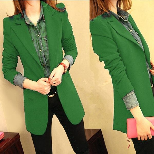 

2020 new design women blazers and jackets autumn slim mid women's suits linen long sleeve blazer plus size 5xl lx87, White;black