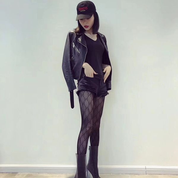 

2020 high-quality and high elastic force brand leggings for female, Black