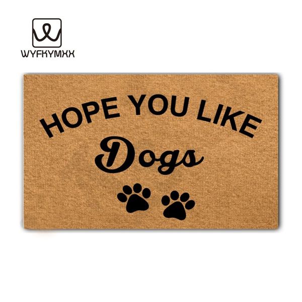 

funny front indoor kitchen floor mats non slip hope you like dogs woven outdoor mat design outdoor entrance doormats