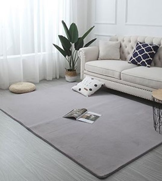 

2019 new christmas european and american style carpet 8 colors solf for bedroom parlor pet and children room pseudo rabbit hair rug
