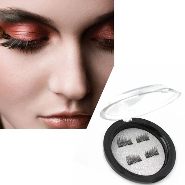 

magnetic eyelashes with 2 magnets natural long false eyelashes soft lashes handmade 3d magnetic no glue full eye lashes eyelashes for makeup