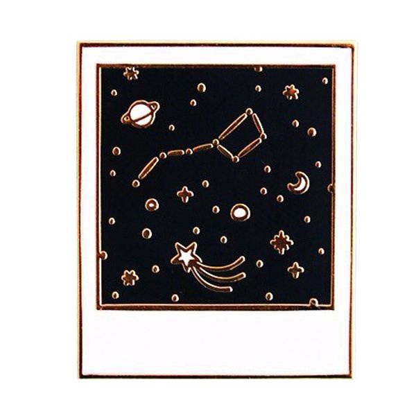 

constellation polaroid enamel pin other home decor