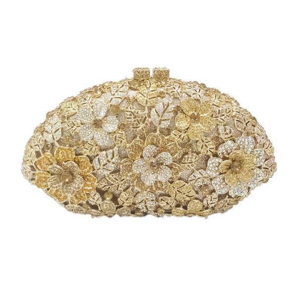 

glitter flower clutch shell shaped evening purse bag women formal dinner handbag wedding party prom bridal shoulder bags l9be