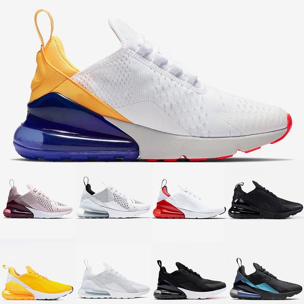 

270 floral punch p blue mens women running shoes triple white university red olive volt habanero 27c flair 270s sneakers 36-45, White;red