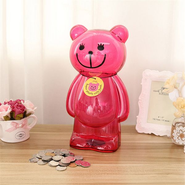

копилка копилка big bear пластиковые монеты банка мультфильм современных денег сохранение box home decor статуэтка craft подарок для kid дет