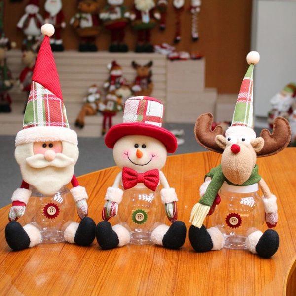 

child kids christmas gift bags candy jar storage bottle santa bag sweet christmas bag and boxes new year 2020 navidad