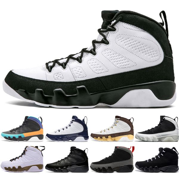 

With Box In Stock 9 9s Dream It Do It UNC Mop Melo Mens Basketball Shoes LA OG Space Jam men Bred Black Anthracite sports sneakers designer