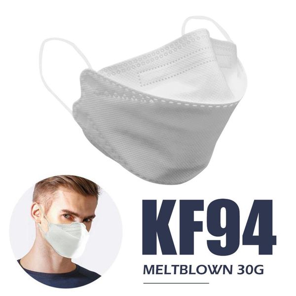 

100pcs kf94 respirator corona 4 layer non-woven disposable rousky dental mask protective safety same as kn95