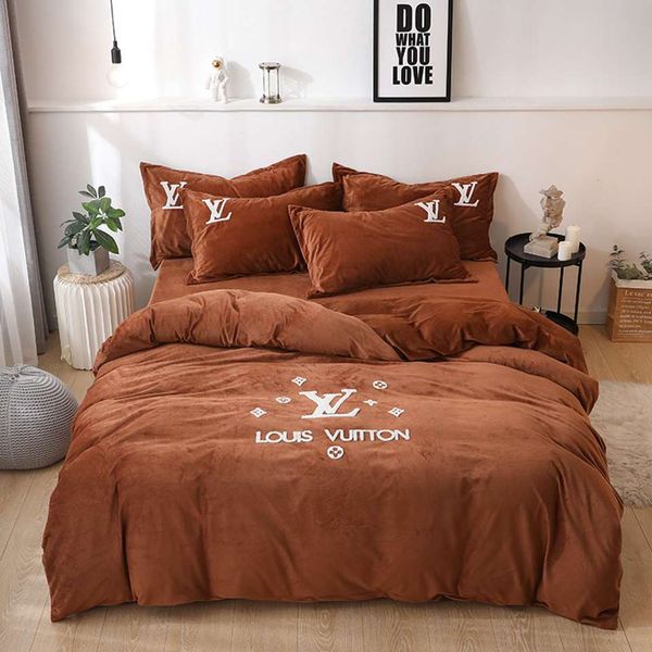 Luxury Egyptian Cotton Bedding Sets Bed Sheets Taro Purple Queen