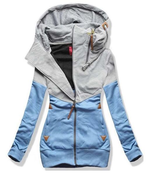 

патч работы осени толстовка рукавами женщин с длинными рукавами толстовки hoodie верхняя одежда случайных колготок, Black