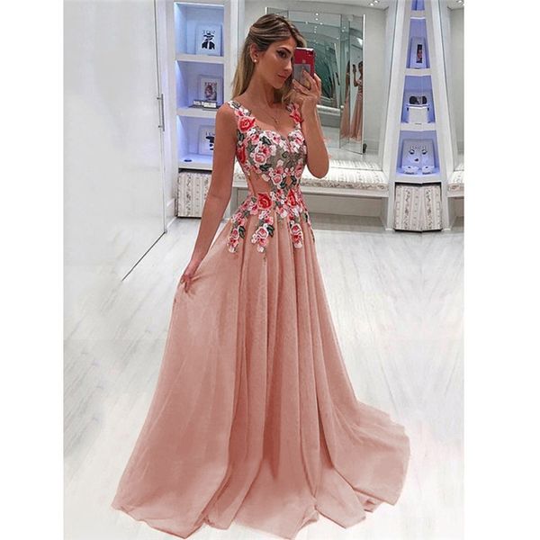 

Elegant Party Ball Gown Dress Sexy Women Vestidos Evening Dress 5XL Plus Size Flora Maxi Dresses