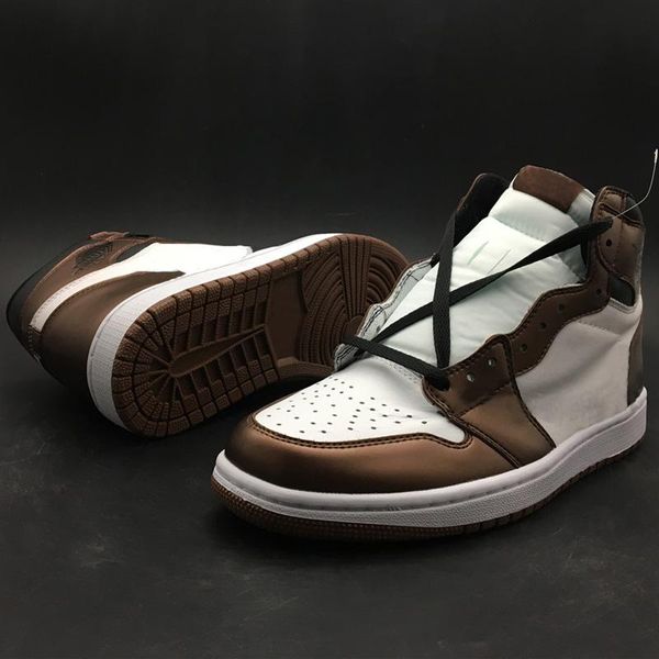 

travis scotti x basketball shoes 1 high og ts sp 2019 new fashion unique designer bronze black mens sports shoes