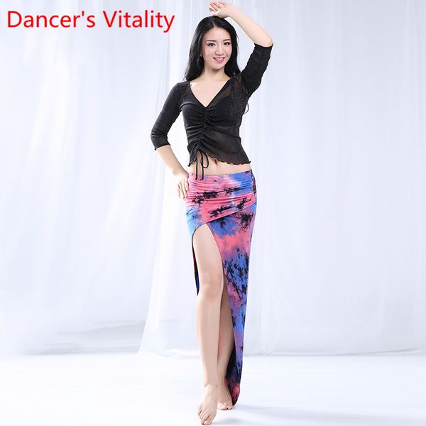 

belly dance practice practice 2019 new suit modal garment female oriental dance garment beginner s,m,l,xl, Black;red