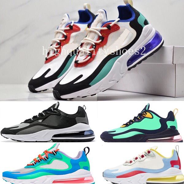 

Running Shoes Men Sports Shoes And Women BAUHAUS OPTICAL White University Red Olive Volt Colorful 270s Reacts Eur 36-45