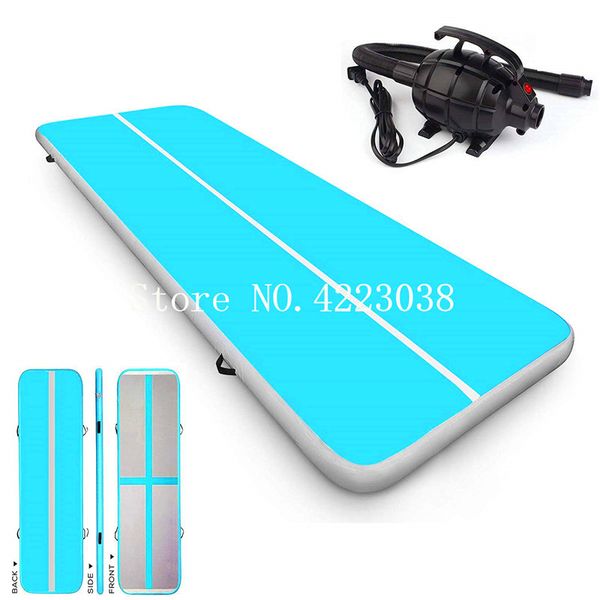 

4*1*0.2m air track gym mat dwf pvc tumbling indoor inflatable gymnastics with electric air pump for home use