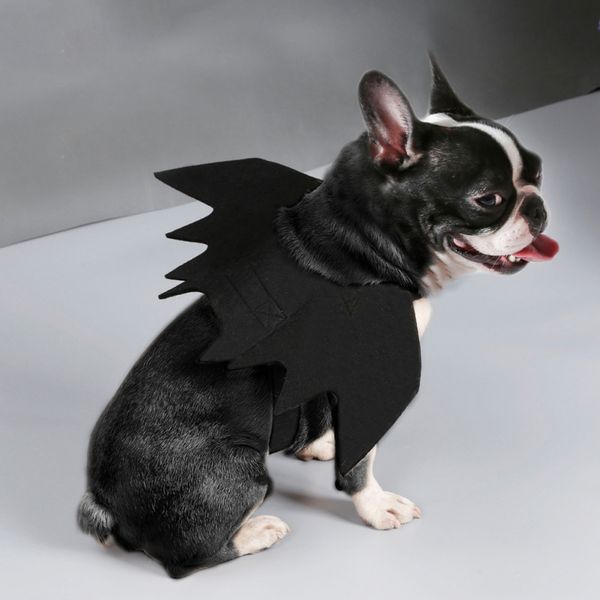 

pet cat dogs halloween cosplay funny costume for dog cats puppies kittens black bat wings