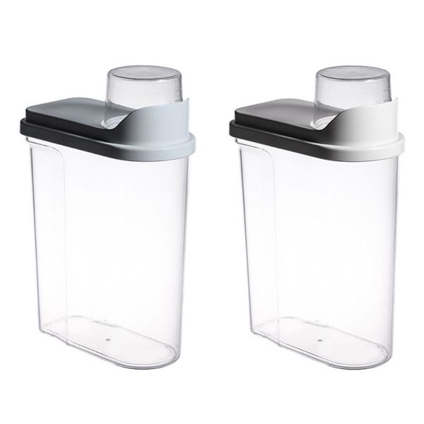 

контейнер для хранения 2,5 л пластиковый кухонный холодильник зерновой рисовый контейнер мультизерновой прозрачный герметичный бак