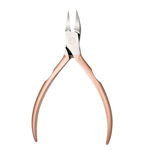 

rose gold stainless steel beauty pliers incarcerated pliers eagle mouth manicure scissors nail special cut leather shears