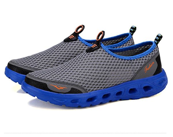 

summer casual men's quick drying aqua water shoe breathable non-slip diving shoes upstream shoes tenis masculino #xtn
