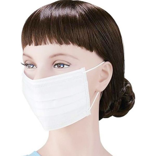 

20pcs white color disposable mask anti-dust breathable mouth mask dental face cover