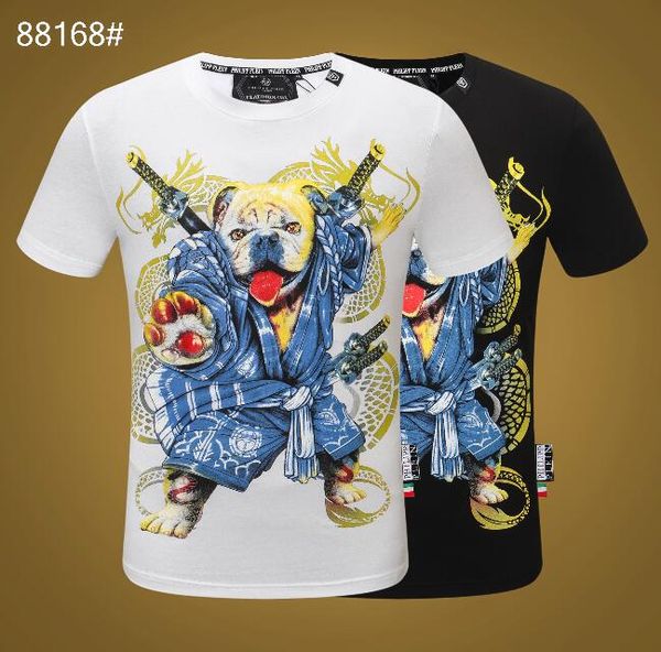 

19ss monogram письмо геометрическая printed мода t-shirt лето дышащий tee повседневный простые мужчины женщины улица с коротким рукавом fg58, White;black