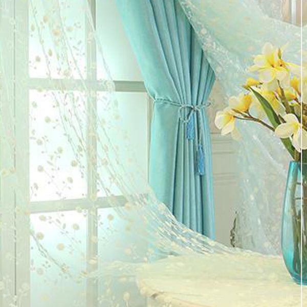 2019 Curtain Blackout Floor To Ceiling Windows Princess Wind Bedroom Dreamy Korean Double Layer Fabric One Curtain Finished Simple From